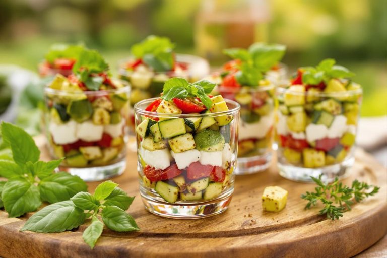 Verrines de courgettes, tomates confites et fromage frais : recette facile et savoureuse d'été.jpg